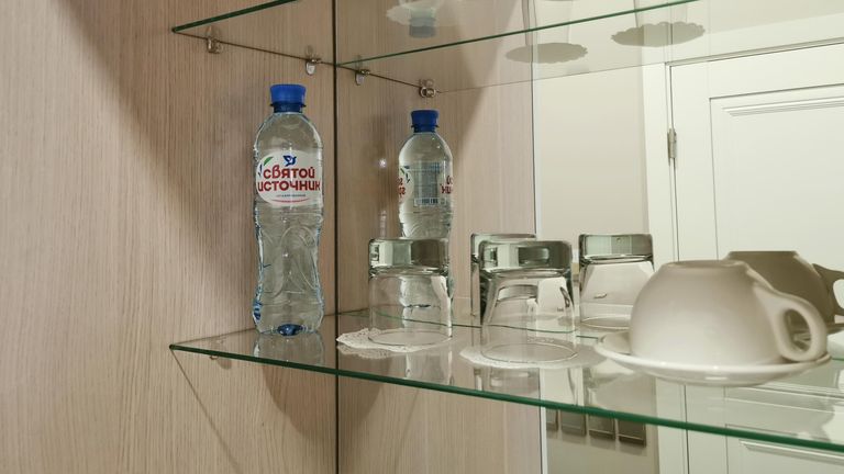 Вода в номере 239 в гостинице Xander Hotel в Томске Вода в номере 239 в гостинице Xander Hotel в Томске