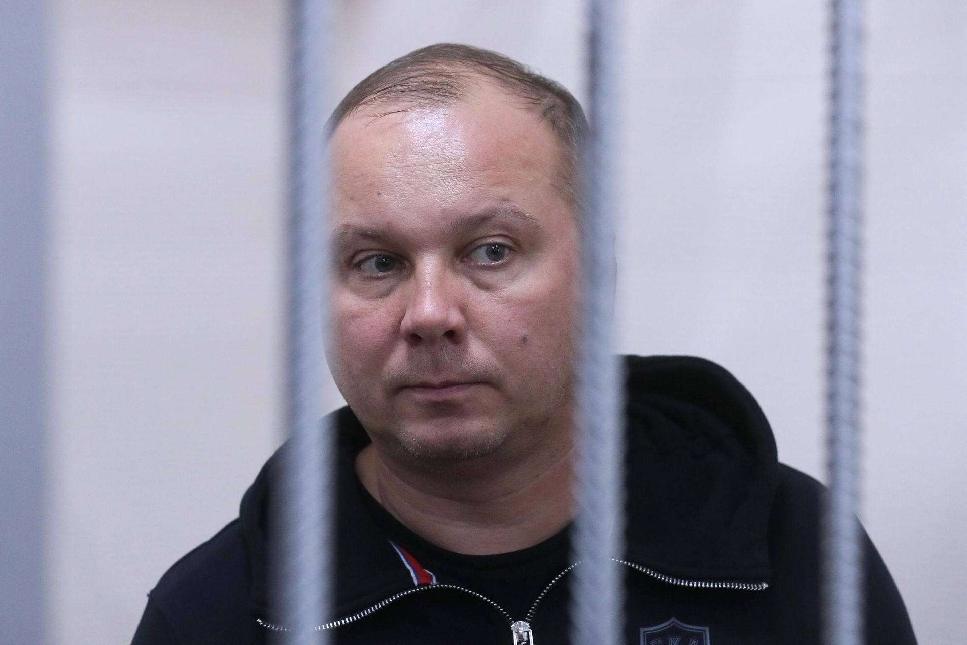 Руководитель ООО Меандр Евгений Ярмош, обвиняемый в хищении бюджетных средств в особо крупном размере, во время избрания меры пресечения в Басманном суде Москвы Руководитель ООО Меандр Евгений Ярмош, обвиняемый в хищении бюджетных средств в особо крупном размере, во время избрания меры пресечения в Басманном суде Москвы - РИА Новости, 1920, 21.09.2021