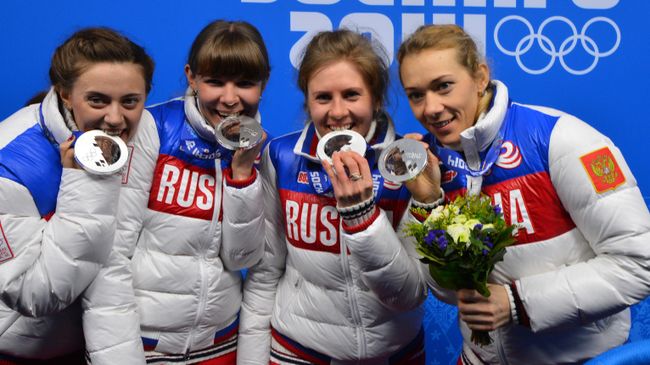 Яна Романова, Екатерина Шумилова, Ольга Вилухина и Ольга Зайцева 