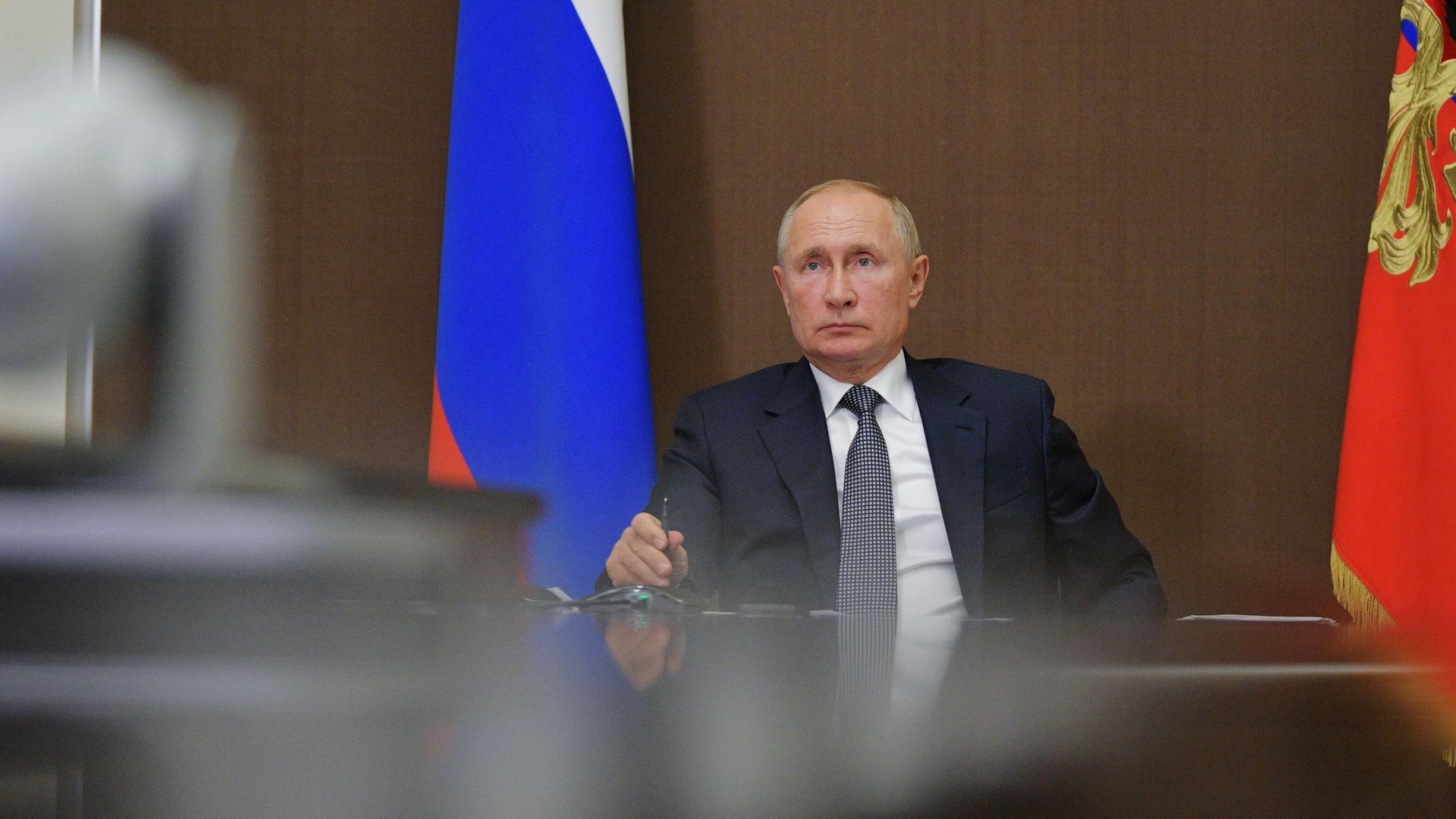 Президент РФ Владимир Путин проводит заседание Госсовета Президент РФ Владимир Путин проводит заседание Госсовета - РИА Новости, 1920, 29.09.2020