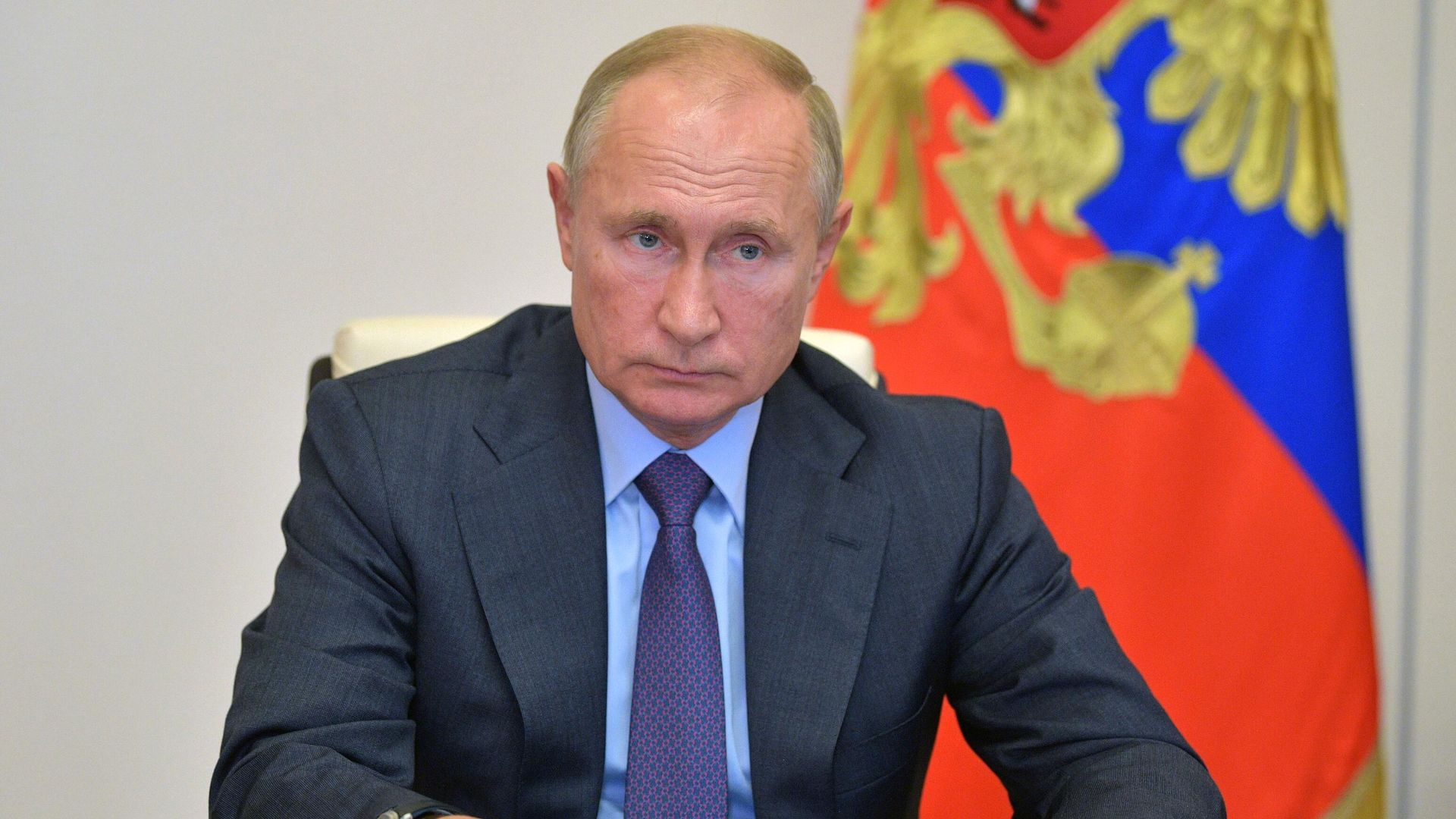 Президент РФ Владимир Путин в режиме видеоконференции проводит совещание о развитии и декриминализации лесного комплекса - РИА Новости, 1920, 01.10.2020