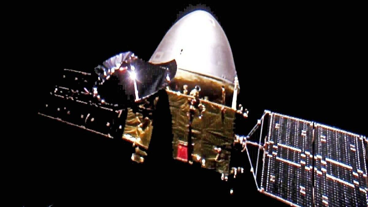 Китайский зонд по исследованию Марса Тяньвэнь-1 Китайский зонд по исследованию Марса Тяньвэнь-1 - РИА Новости, 1920, 09.10.2020