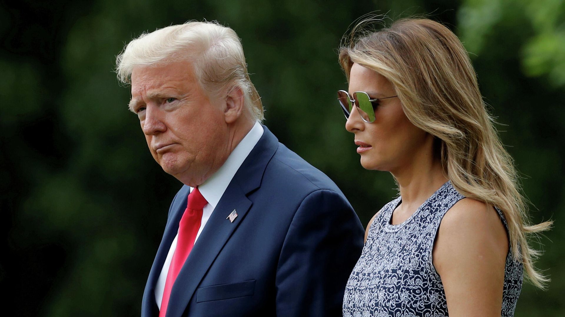 Президент США Дональд Трамп и его жена Меланья Президент США Дональд Трамп и его жена Меланья - РИА Новости, 1920, 28.10.2020