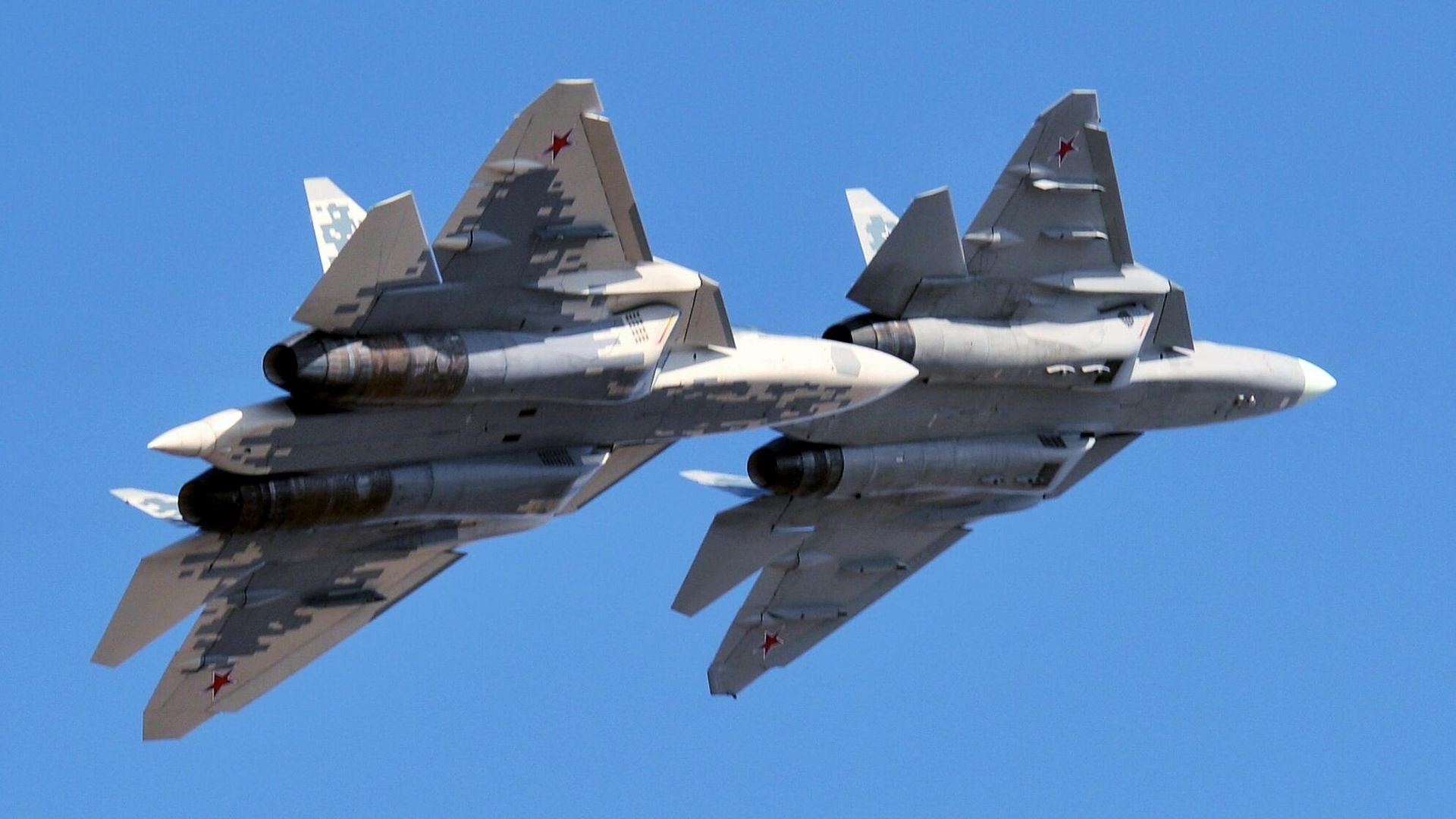 Многофункциональные истребители пятого поколения Су-57 Многофункциональные истребители пятого поколения Су-57 - РИА Новости, 1920, 14.11.2024