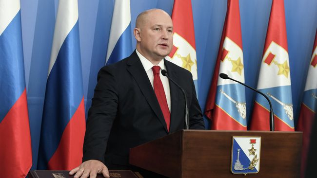 Губернатор Севастополя Михаил Развожаев на церемонии инаугурации