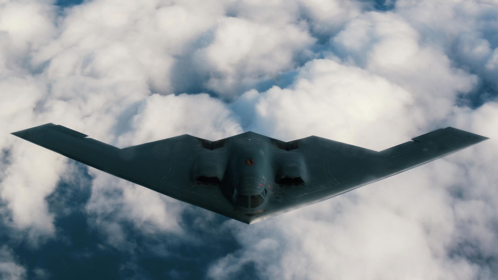 Американский малозаметный стратегический бомбардировщик Northrop B-2 Spirit Американский малозаметный стратегический бомбардировщик Northrop B-2 Spirit - РИА Новости, 1920, 08.11.2023