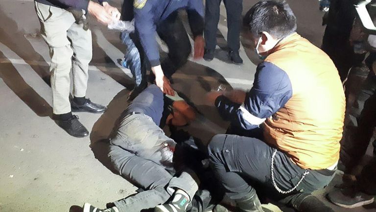 Акция протеста в Бишкеке Акция протеста в Бишкеке