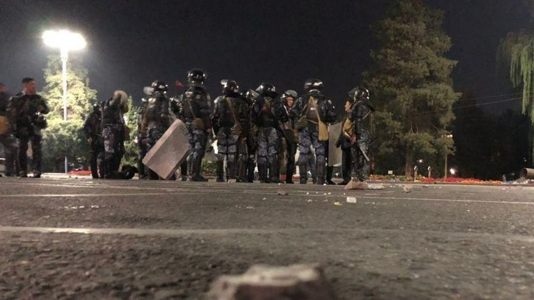 Акция протеста в Бишкеке Акция протеста в Бишкеке