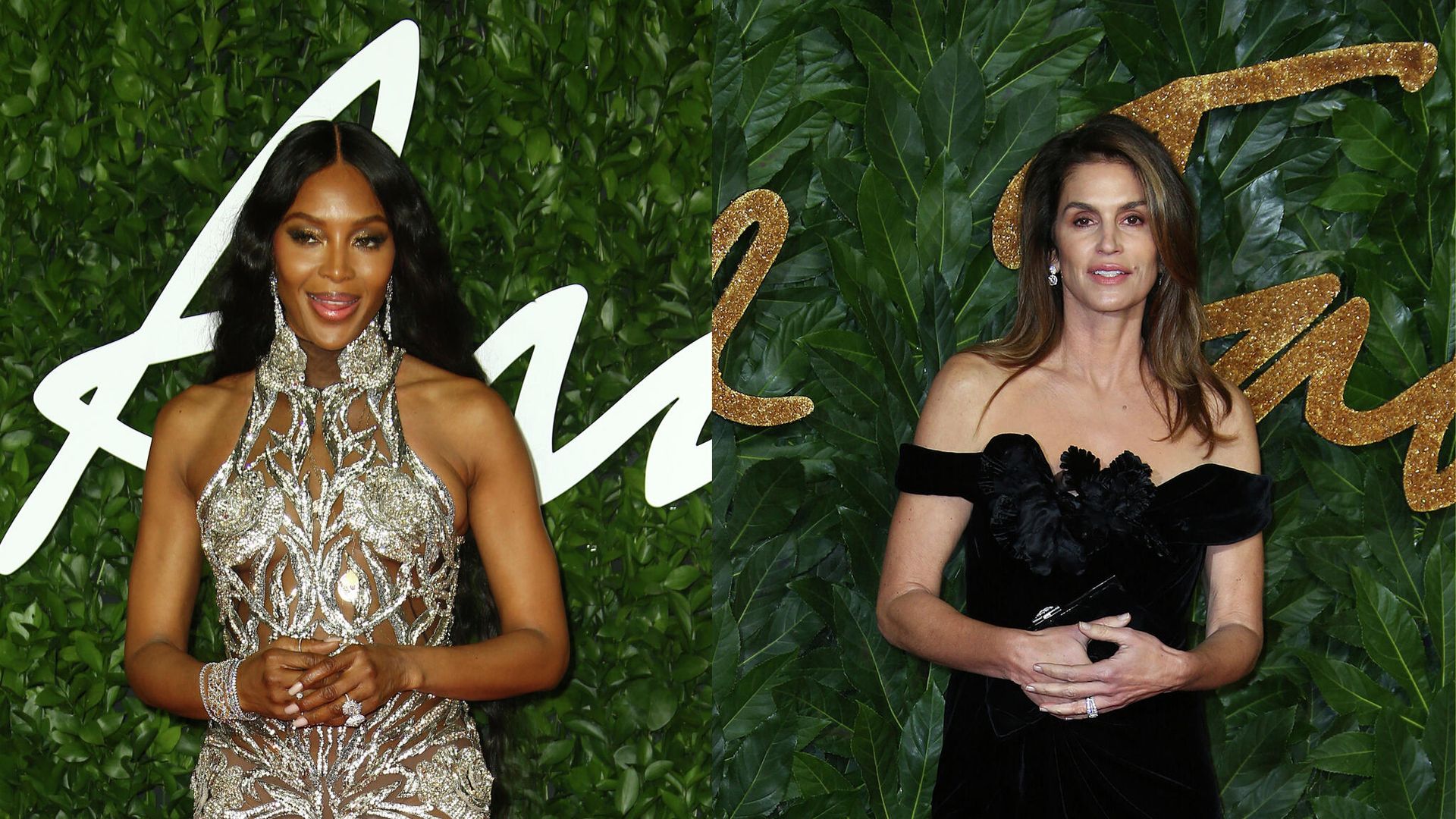 Модели Наоми Кэмпбелл и Синди Кроуфорд на церемонии British Fashion Awards в Лондоне Модели Наоми Кэмпбелл и Синди Кроуфорд на церемонии British Fashion Awards в Лондоне - РИА Новости, 1920, 08.10.2020