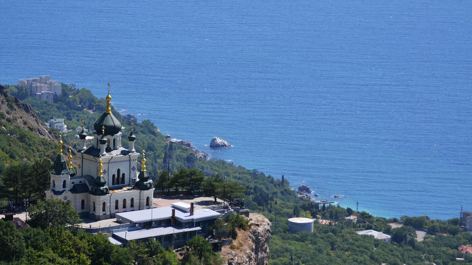 Церковь Воскресения Христова в поселке Форос в Крыму - РИА Новости, 1920, 02.03.2021