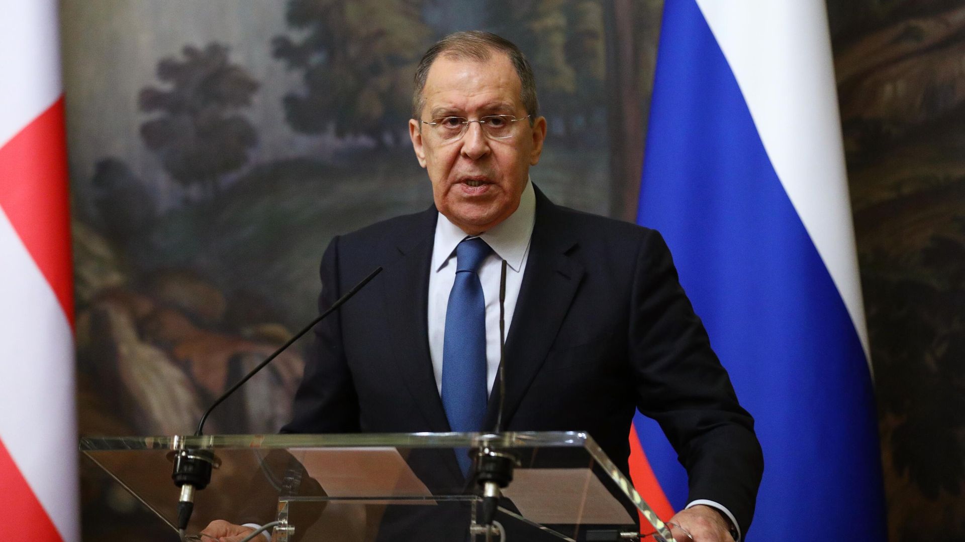 Министр иностранных дел РФ Сергей Лавров на пресс-конференции по итогам встречи в Москве Министр иностранных дел РФ Сергей Лавров на пресс-конференции по итогам встречи в Москве - РИА Новости, 1920, 09.10.2020