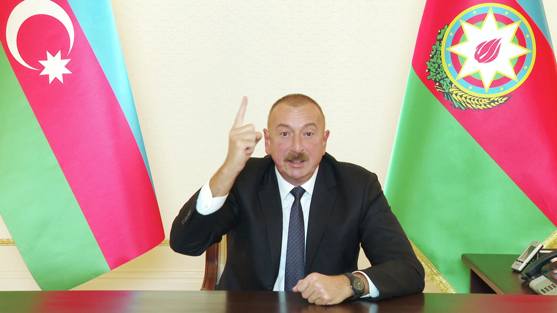 Президент Азербайджана Ильхам Алиев Президент Азербайджана Ильхам Алиев - РИА Новости, 1920, 14.10.2020