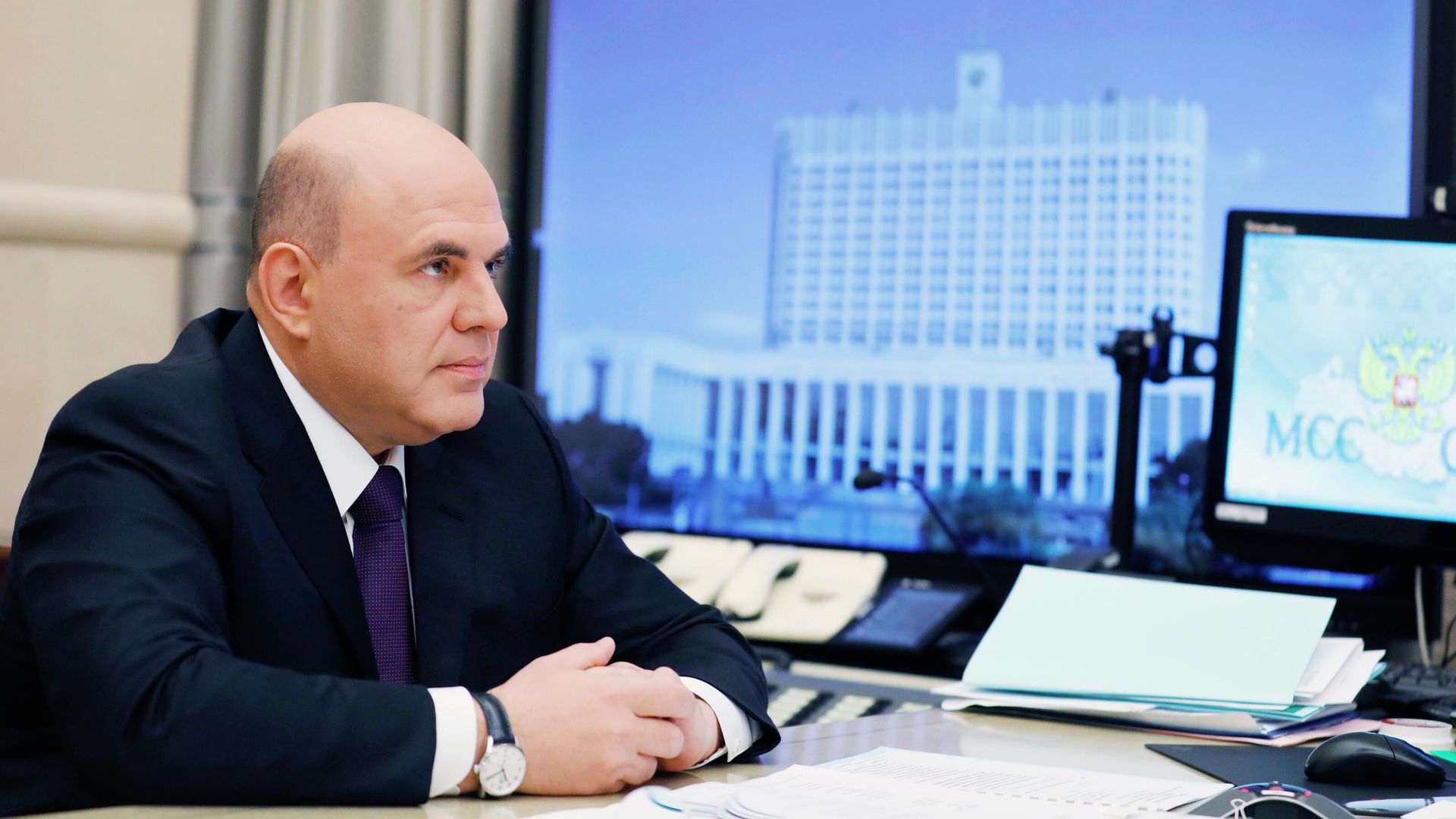 Председатель правительства РФ Михаил Мишустин Председатель правительства РФ Михаил Мишустин - РИА Новости, 1920, 14.10.2020