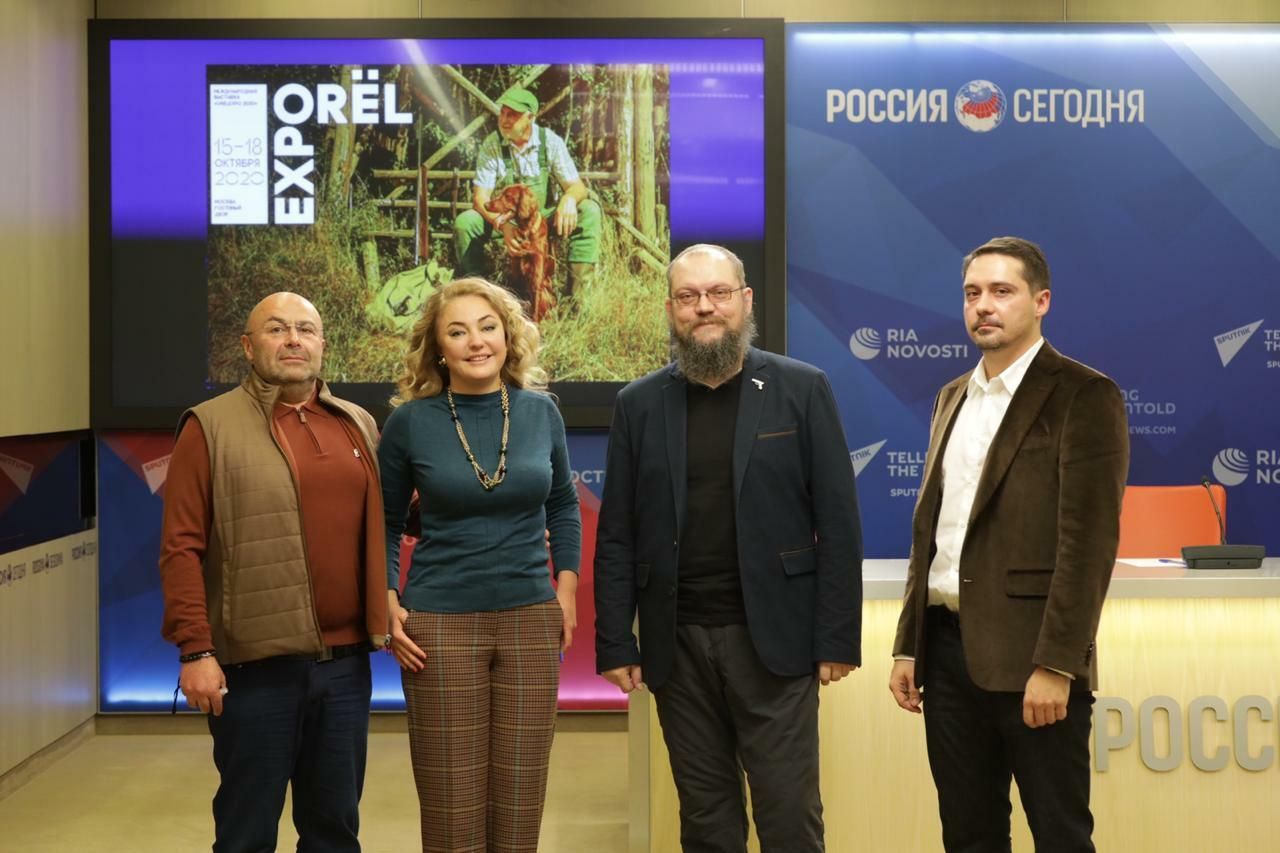 Организаторы выставки ORЁLEXPO на пресс-конференции в пресс-центре МИА Россия сегодня - РИА Новости, 1920, 12.10.2020