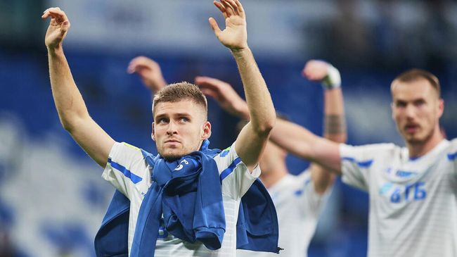 Футболист Динамо Дмитрий Скопинцев