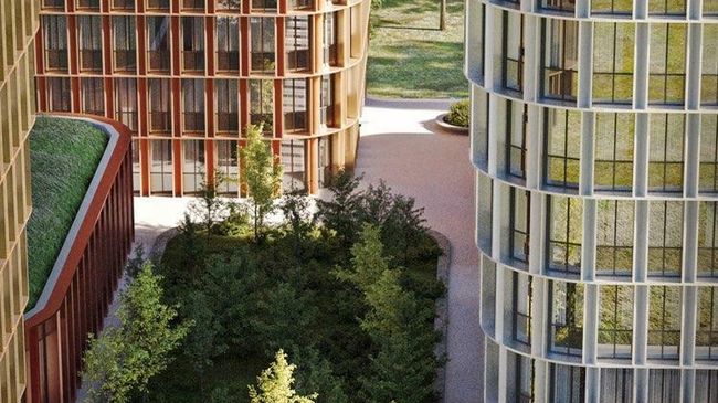 Проект апартаментов на месте киноцентра Соловей на Пресне