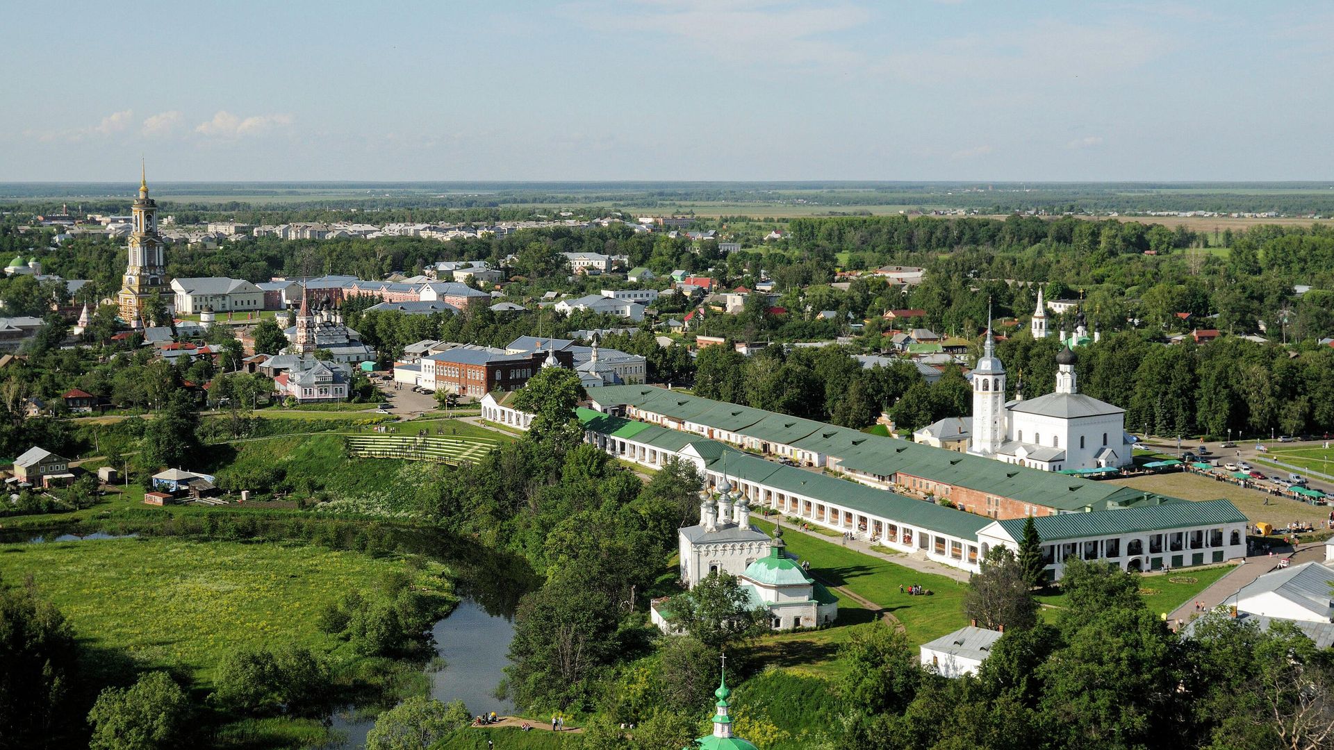 Панорама Суздаля Панорама Суздаля - РИА Новости, 1920, 17.08.2022