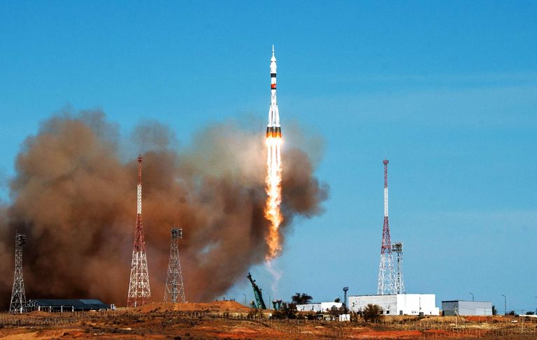 Запуск РН Союз-2-1а с кораблем Союз МС-17 с космодрома Байконур Запуск РН Союз-2-1а с кораблем Союз МС-17 с космодрома Байконур