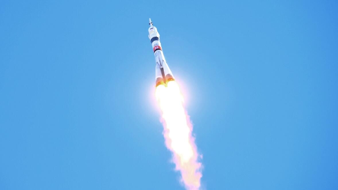 Запуск ракеты-носителя Союз-2-1а с кораблем Союз МС-17 с космодрома Байконур Запуск ракеты-носителя Союз-2-1а с кораблем Союз МС-17 с космодрома Байконур - РИА Новости, 1920, 14.10.2020