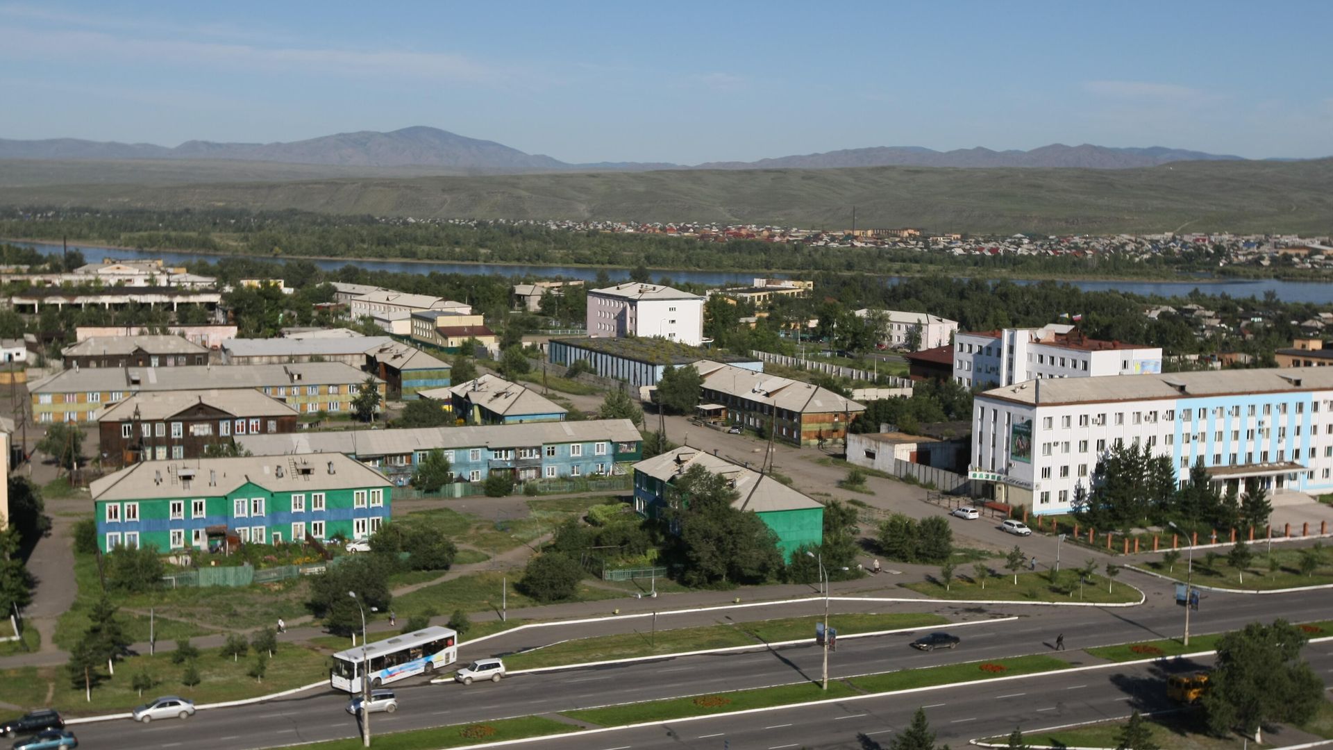 Вид на один из районов Кызыла. Республика Тыва Вид на один из районов Кызыла. Республика Тыва - РИА Новости, 1920, 21.04.2021