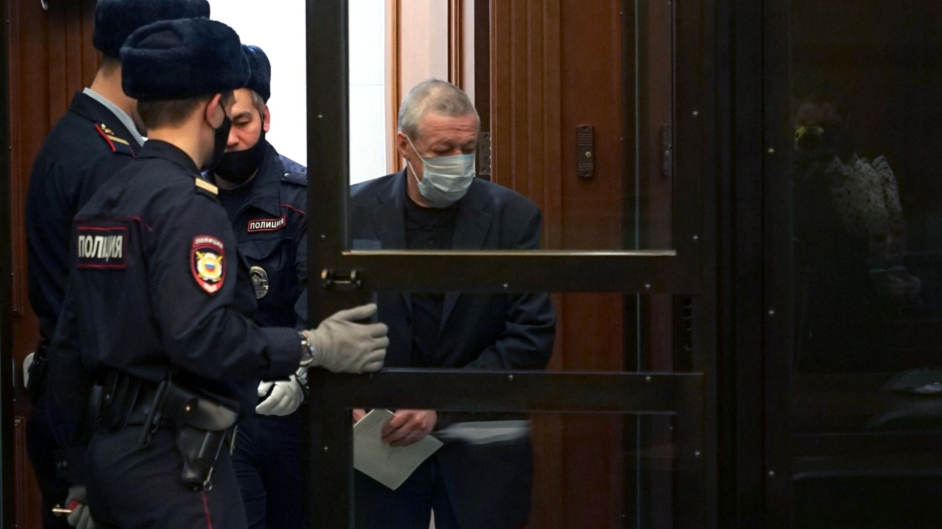 Актер Михаил Ефремов в зале заседаний Московского городского суда Актер Михаил Ефремов в зале заседаний Московского городского суда - РИА Новости, 1920, 20.04.2021