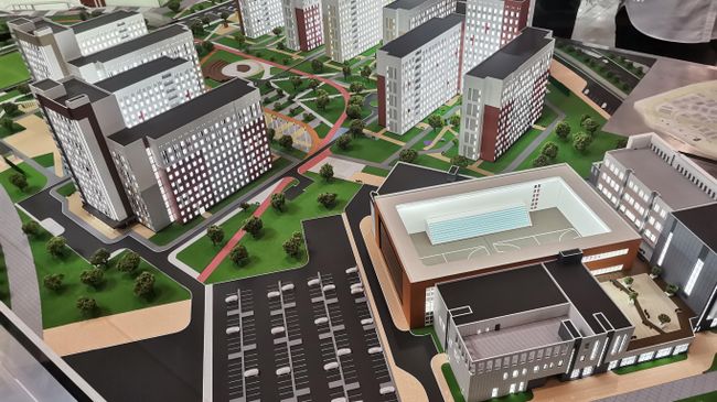 Макет объектов Универсиады-2023 в Екатеринбурге