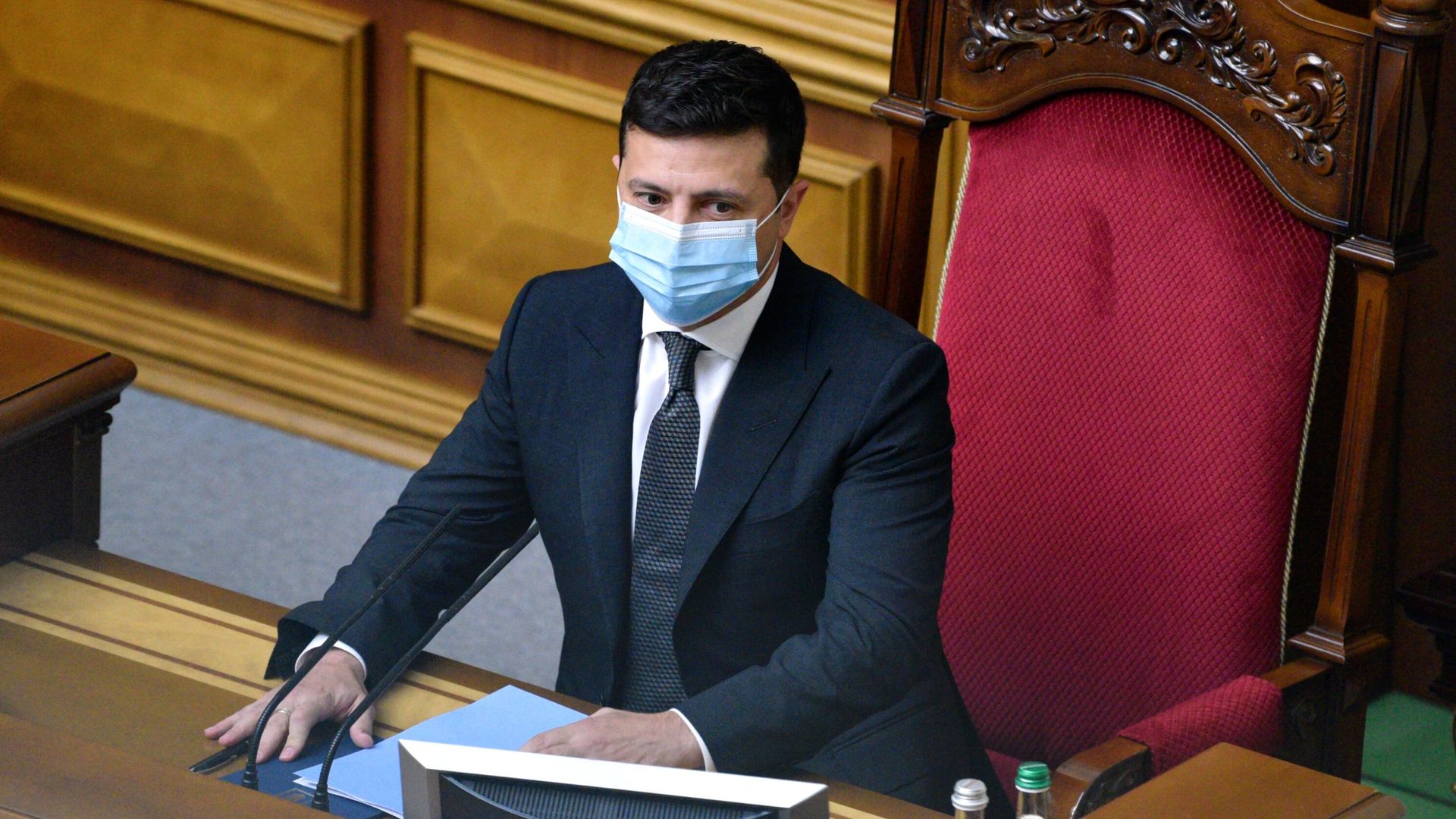 Президент Украины Владимир Зеленский на заседании в Верховной Раде - РИА Новости, 1920, 03.02.2021