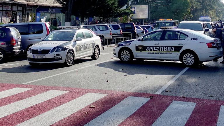 Автомобили полиции Грузии Автомобили полиции Грузии