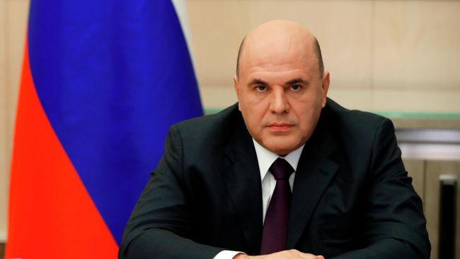  Председатель правительства РФ Михаил Мишустин проводит в режиме видеоконференции совещание с членами кабинета министров РФ