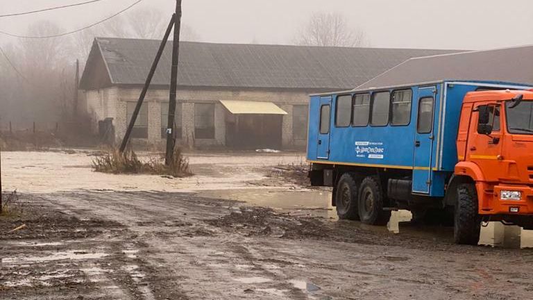 Последствия подъема уровня рек на Сахалине Последствия подъема уровня рек на Сахалине - РИА Новости, 1920, 24.10.2020