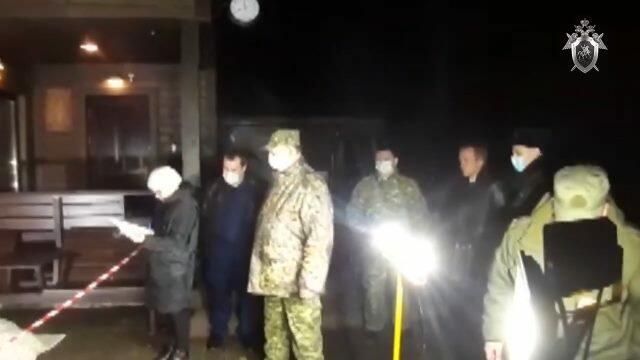 Кадры с места убийства депутата Александра Петрова в Ленинградской области Кадры с места убийства депутата Александра Петрова в Ленинградской области - РИА Новости, 1920, 25.10.2020