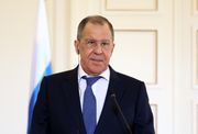 Министр иностранных дел РФ Сергей Лавров во время пресс-конференции по итогам встречи с министром иностранных дел Греческой Республики Никосом Дендиасом
