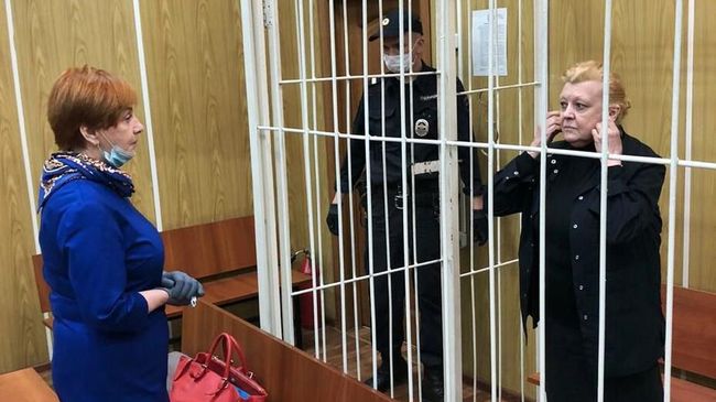 Актриса Наталья Дрожжина во время избрания меры пресечения в Хамовническом суде города Москвы
