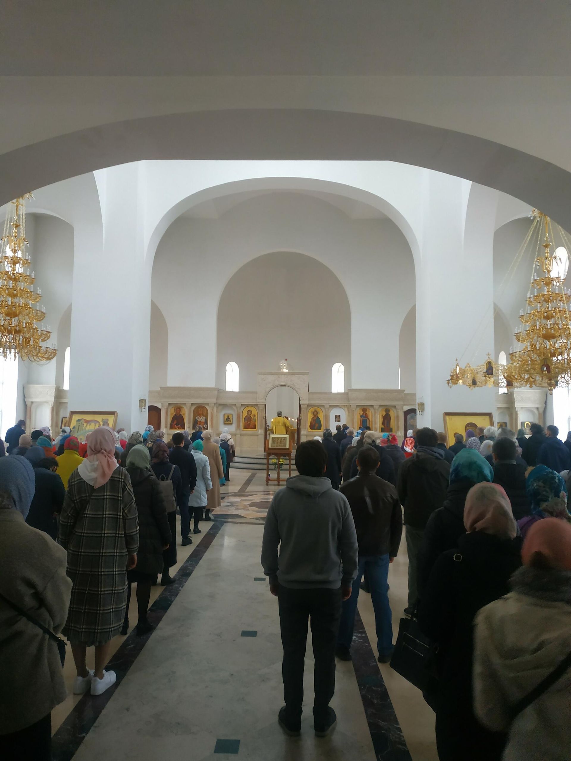 Служба в храме Сретения Господня в Жулебино Служба в храме Сретения Господня в Жулебино - РИА Новости, 1920, 28.10.2020