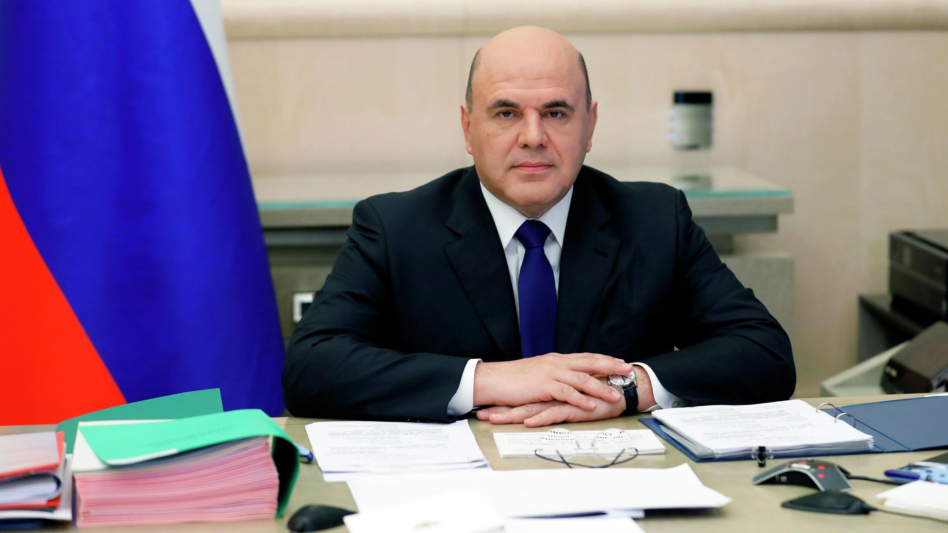 Председатель правительства РФ Михаил Мишустин проводит совещание с членами кабинета министров РФ в режиме видеоконференции Председатель правительства РФ Михаил Мишустин проводит совещание с членами кабинета министров РФ в режиме видеоконференции - РИА Новости, 1920, 12.11.2020