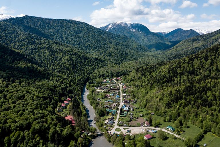 Посёлок Гузерипль в Майкопском районе Республики Адыгея Посёлок Гузерипль в Майкопском районе Республики Адыгея