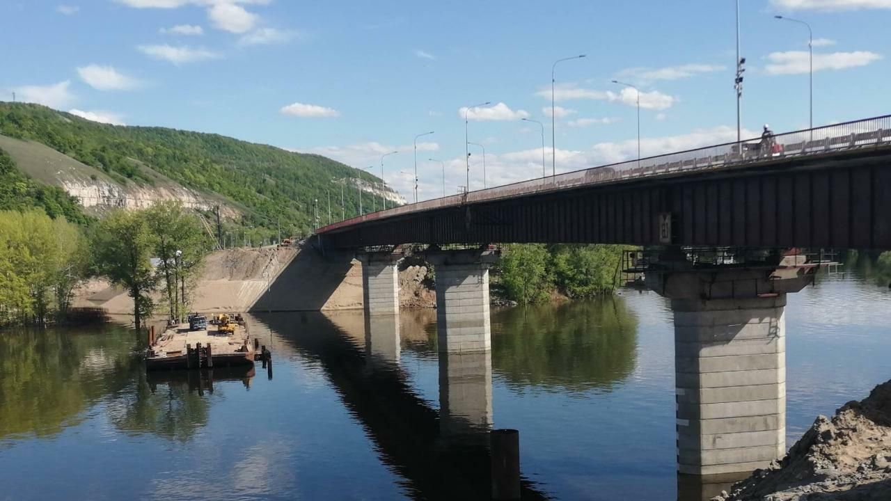 Реконструкция моста через реку Сок в Самарской области Реконструкция моста через реку Сок в Самарской области - РИА Новости, 1920, 30.10.2020