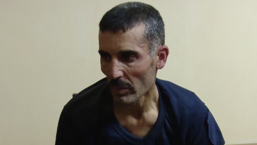 Допрос захваченного в Карабахе сирийца Допрос захваченного в Карабахе сирийца - РИА Новости, 1920, 30.10.2020