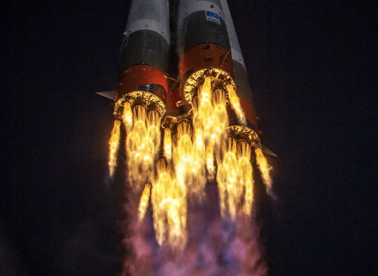 Запуск РН Союз-2-1а с кораблем Союз МС-17 с космодрома Байконур Запуск РН Союз-2-1а с кораблем Союз МС-17 с космодрома Байконур