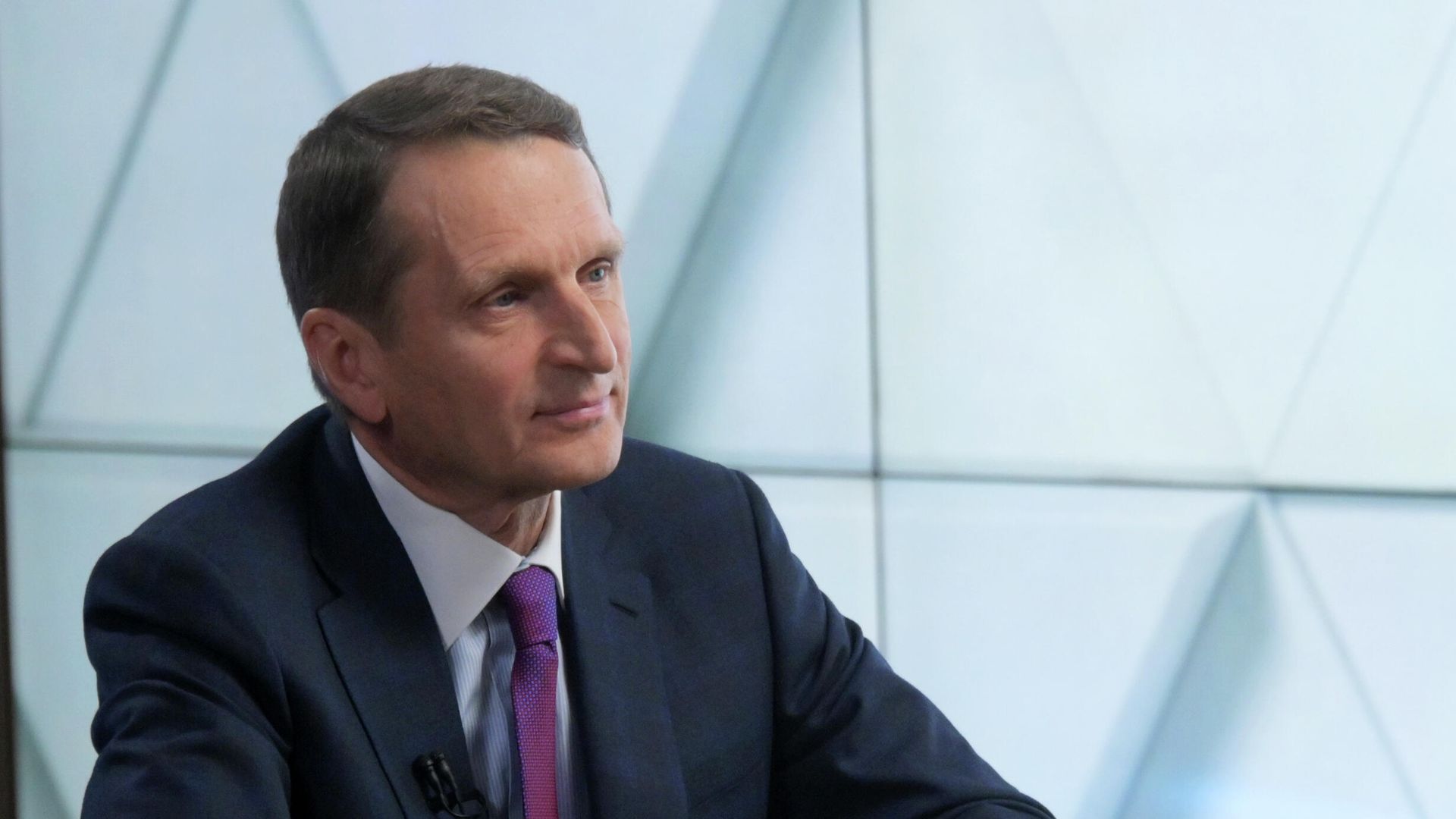 Директор СВР Сергей Нарышкин во время интервью в МИА Россия сегодня - РИА Новости, 1920, 03.03.2022