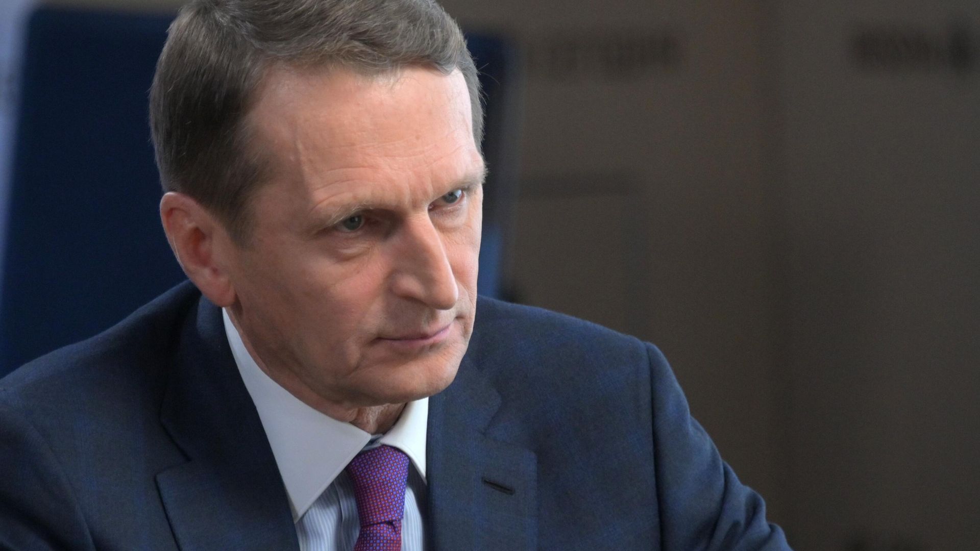 Директор Службы внешней разведки РФ Сергей Нарышкин во время интервью РИА Новости - РИА Новости, 1920, 03.11.2020