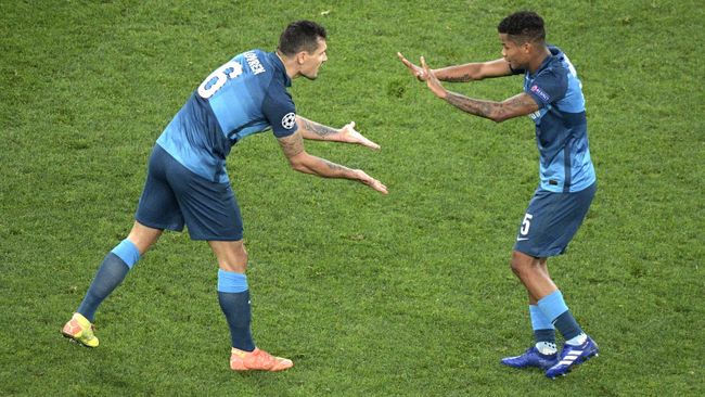 Футбол. Лига чемпионов. Матч Зенит — Брюгге