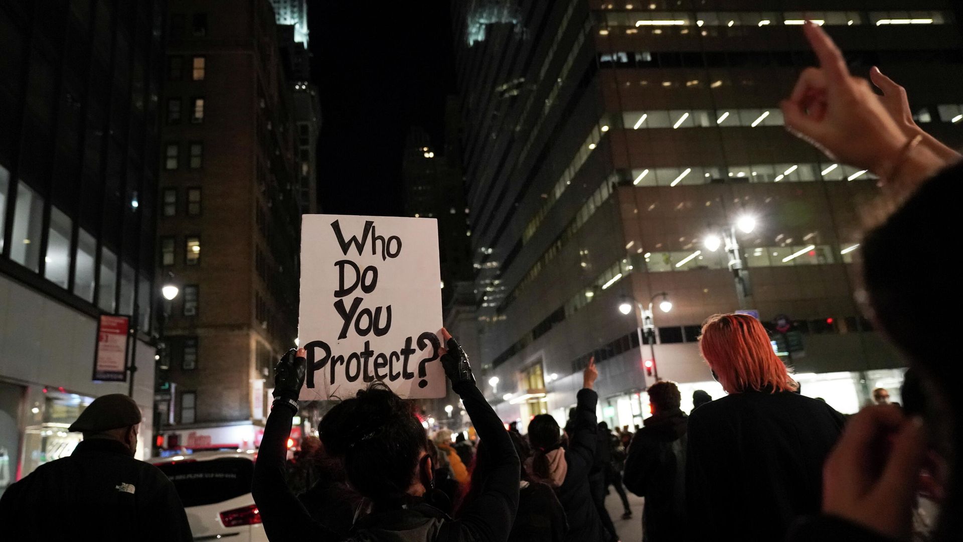 Акция протеста на Манхэттене, Нью-Йорк Акция протеста на Манхэттене, Нью-Йорк - РИА Новости, 1920, 06.11.2020