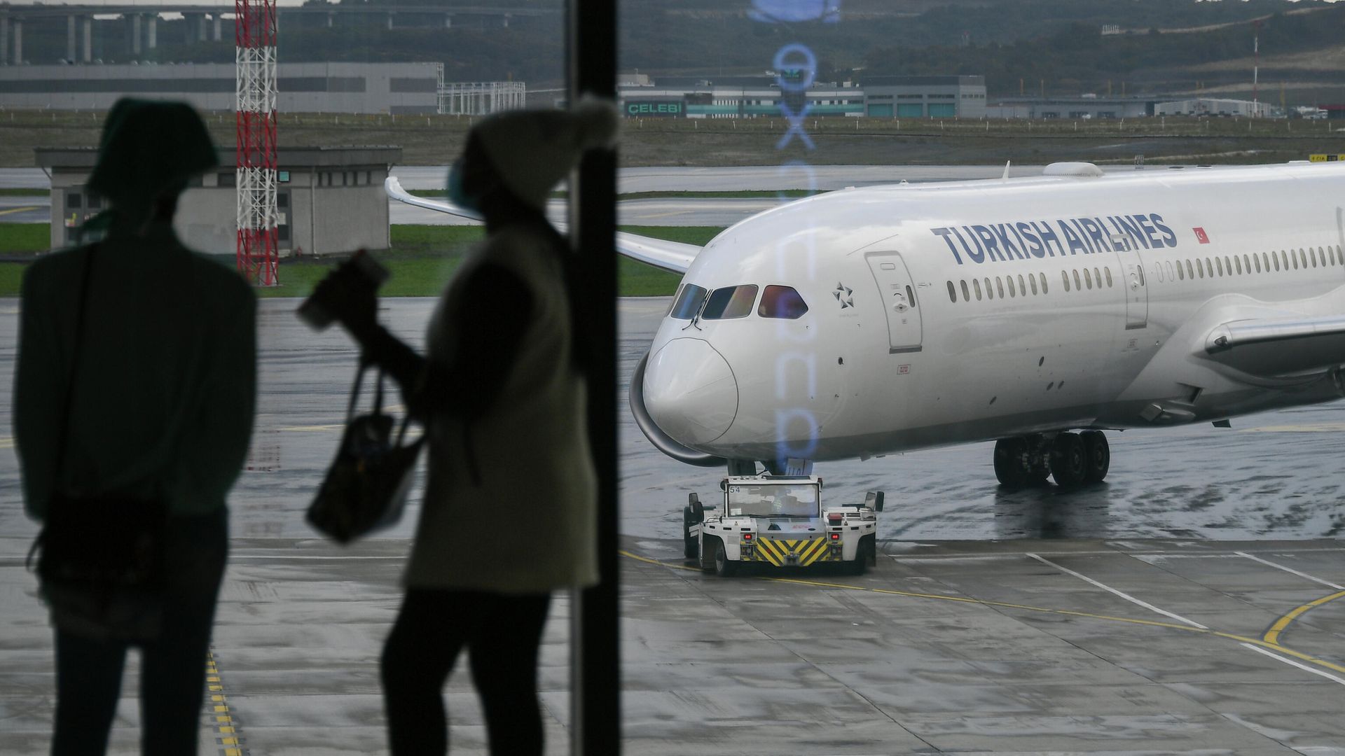 Самолет авиакомпании Turkish Airlines на перроне в Международном аэропорту Стамбул Самолет авиакомпании Turkish Airlines на перроне в Международном аэропорту Стамбул - РИА Новости, 1920, 25.01.2022