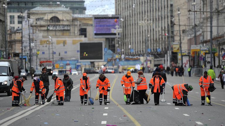 Уборка в Москве