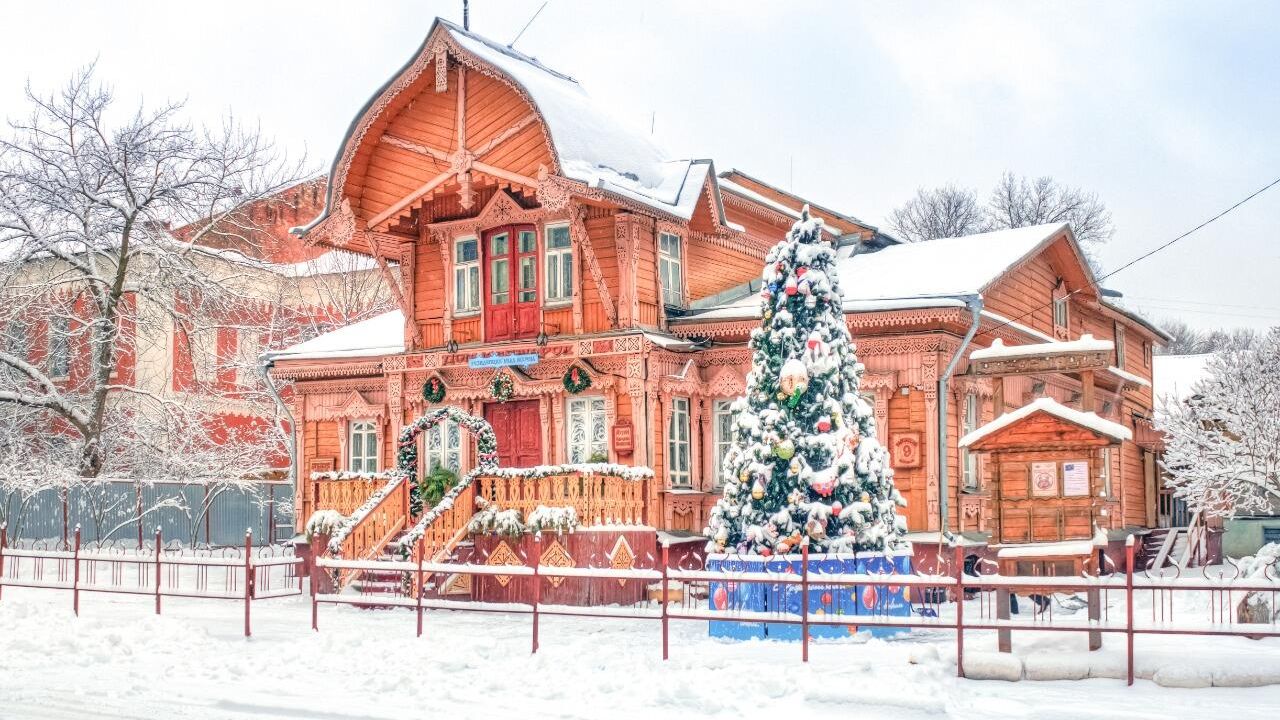 Новогоднее украшение Калуги Новогоднее украшение Калуги - РИА Новости, 1920, 06.11.2020