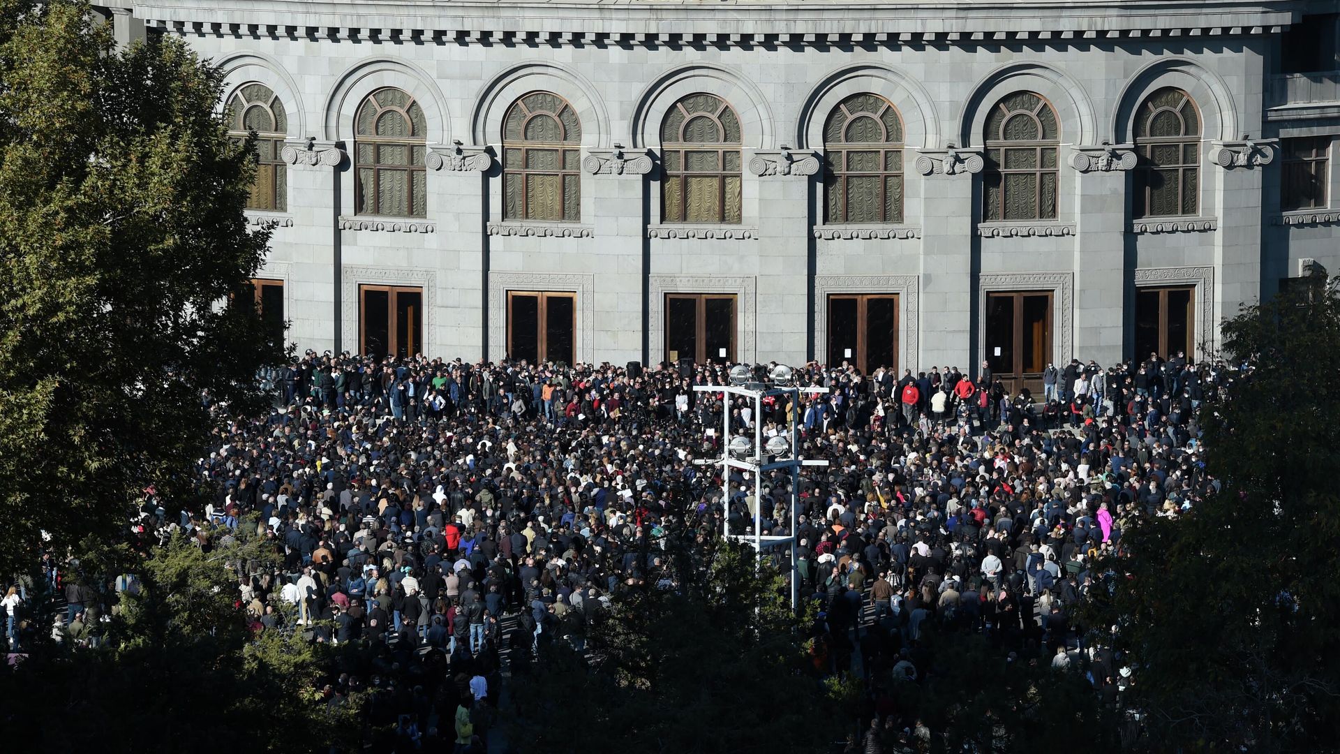 Участники митинга оппозиции в Ереване - РИА Новости, 1920, 11.11.2020