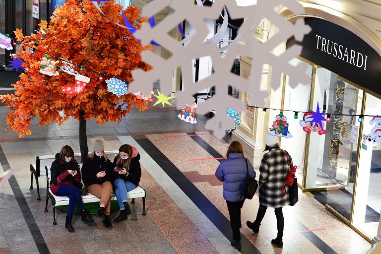 Новогоднее оформление ГУМа в Москве Новогоднее оформление ГУМа в Москве