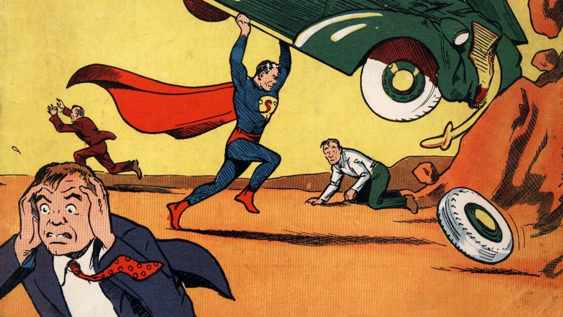 Обложка Action Comics 1938 года Обложка Action Comics 1938 года - РИА Новости, 1920, 04.03.2021