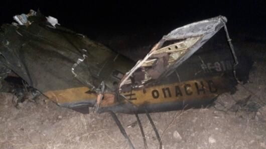 Обломки российского вертолета Ми-24, сбитого в воздушном пространстве над территорией Армении вне зоны боевых действий Обломки российского вертолета Ми-24, сбитого в воздушном пространстве над территорией Армении вне зоны боевых действий - РИА Новости, 1920, 12.11.2020
